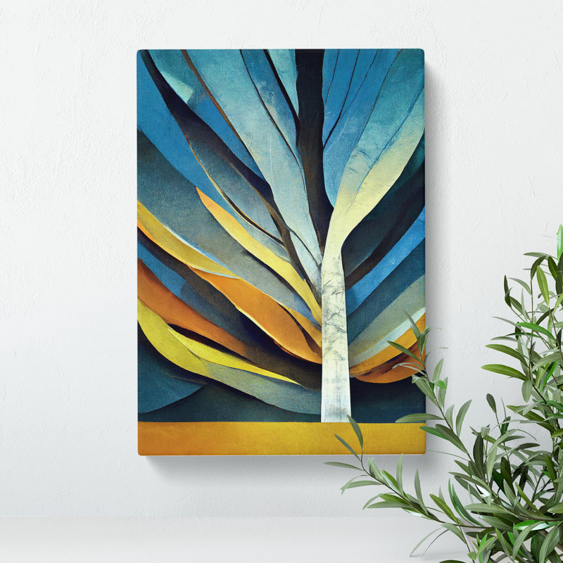 An Abstract Tree - Wrapped Canvas Print, 50cm H x 35cm W x 3cm D