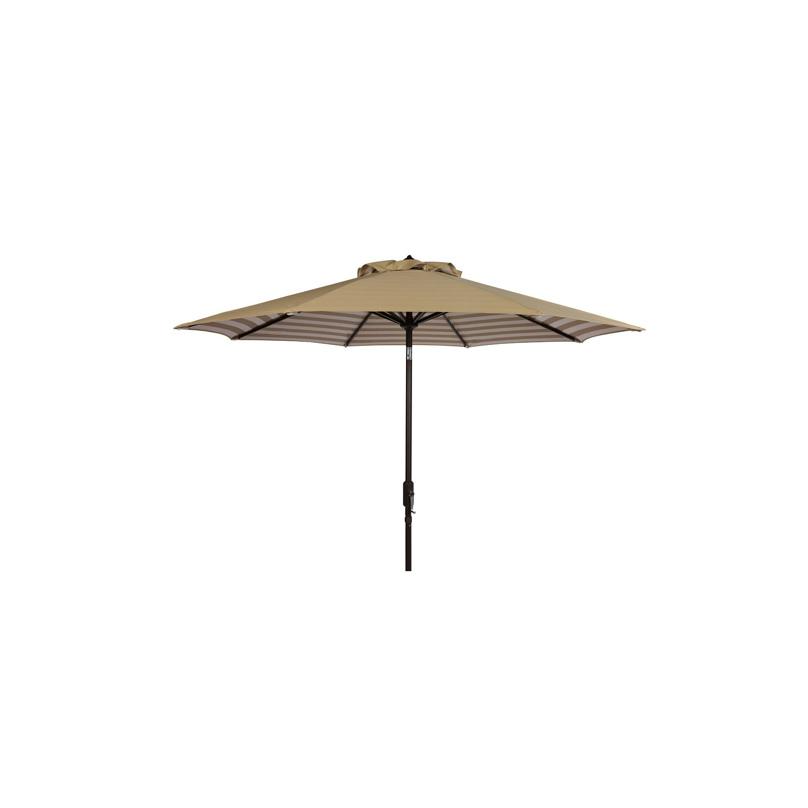 Asla 100.8'' Outdoor Umbrella, Beige/White