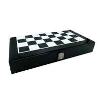 Artisan Crafted Crocodile Wood Chess Set - Mind Games