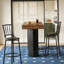 Table basse Woodgrain Design, table de pub, table de voeux