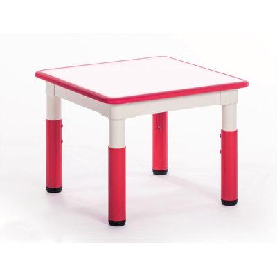Whiteboard Adjustable Square 4 Students Activity Table