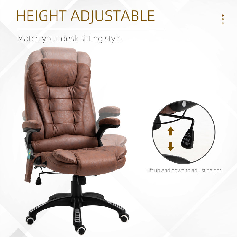 Symple Stuff Executive Chair, Brown