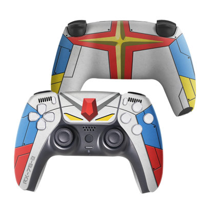 Gunddaam Custom PS-5 Controller Wireless compatible with Play-Station 5 Console by BCB Controllers | Proudly Customized in USA with Permanent HYDRO-DIP Printing (NOT JUST A SKIN)