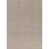 Wool Geometric Area Rug in Gray