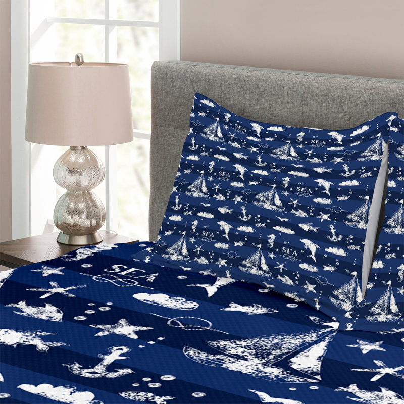 Bedspread Set with Shams, 170 x 220 cm