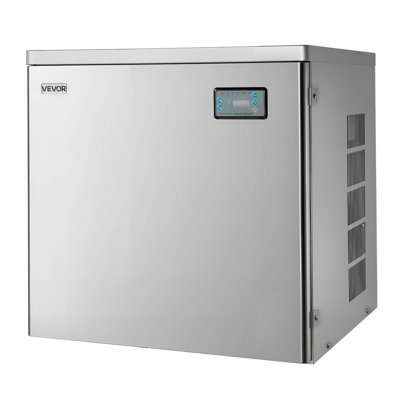 Commercial Ice Maker Machine - Head, 650 Lbs/Day Stainless Steel Ice Machine with Scheduled Ice-Making, Self-Cleaning, Adjustable Thickness, Ideal for Restaurant Bar Cafe Hotel - Head Only