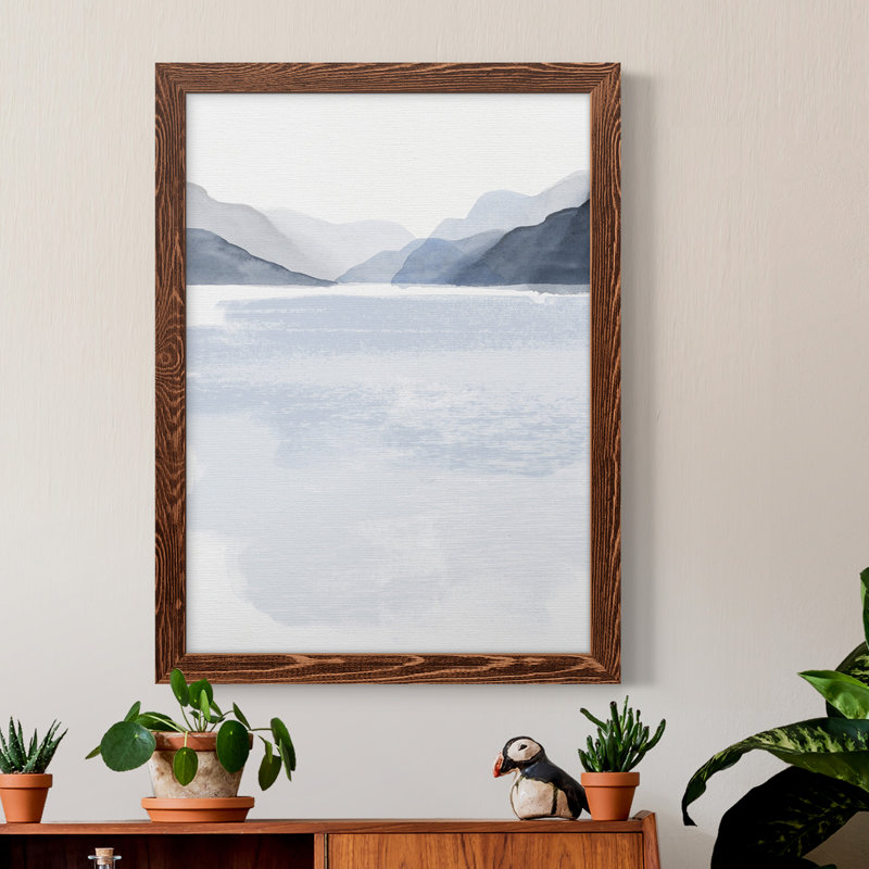Glacial Lake II - peinture sur toile encadrée, H 24 po x l 20 po x P 1 po, Érable