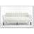Twin Size Ivory Boucle Upholstered Daybed, Ribbed Tufted Backrest, Daybed In Lavish Modern Design