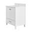 Ensemble de meuble-lavabo simple 30 po avec comptoir en marbre de culture et dosseret