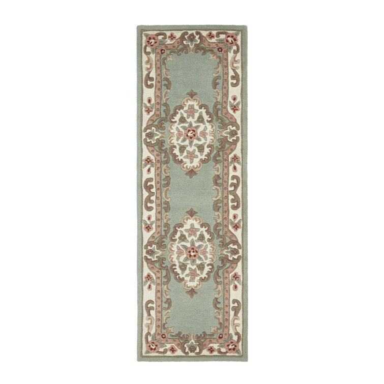 Comfort Oriental Wool Hand Woven Green