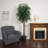 72 " H Faux Tree in Wicker/Rattan Basket