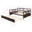 Full Size Daybed Wood Bed With Twin Size Trundle, Space-Saving-1837545792-1837545797