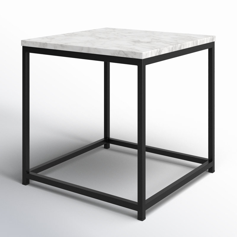 Lena End Table, White