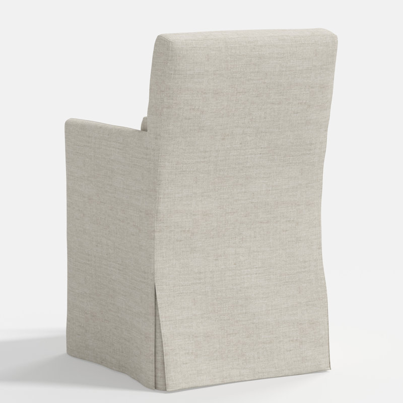 Stoffer Home x Cloth and Co. Lindy Dining Chair, Relaxed Zinc Linen