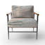 Chaise rembourrée d'appoint bord de mer rose pastel Beach Serenity-930979794