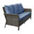 7 - Person Rectangular Outdoor Dining Set with Fire Pit Table and Cushions-1207009677-1194115120