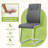 63" Dining Table Set for 4, Modern MDF Dining Table and Chairs with Faux Leather Upholstered Seats-1213288480-1213288486