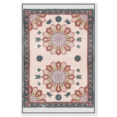 Midnight Damask Print by Oliver Gal