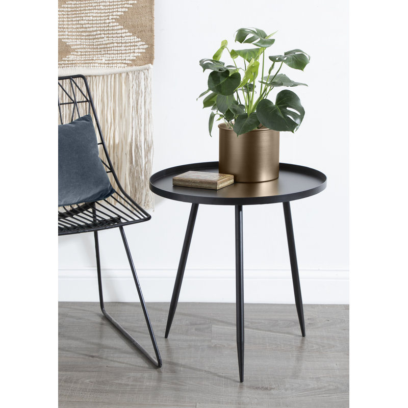 Table de bout Ashney, Noir