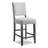 Jennifer Home Upholstered Back Stool with Wood Base for Kitchen-87378905-117574649