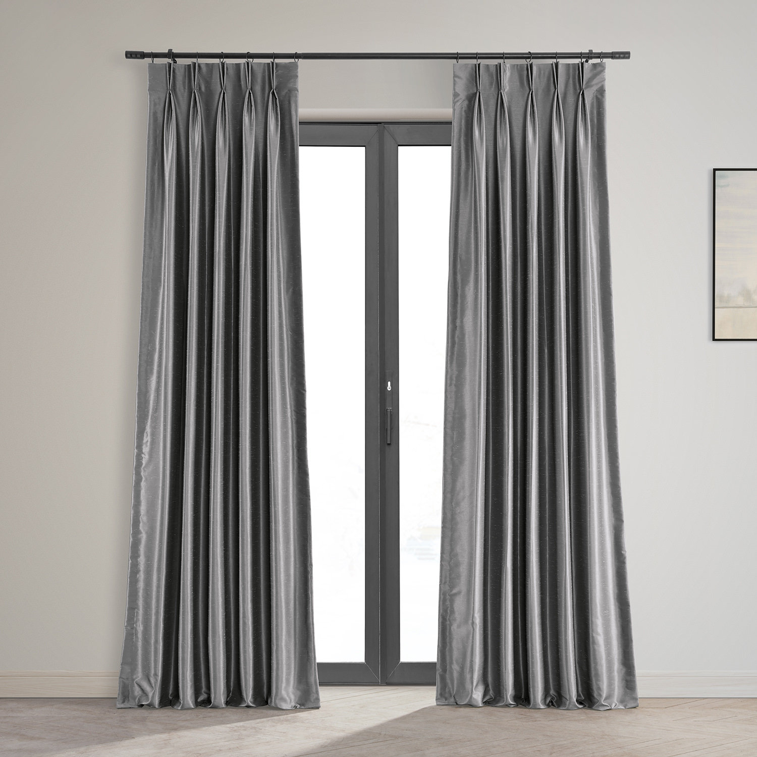 Ready Stock !!! French Pleat And Single Pinch Curtain Hooks Silver / White  Window Metal Pleat Drapes