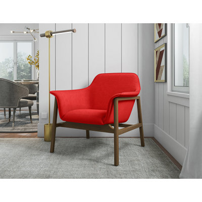 Fauteuil d'appoint en lin Miller