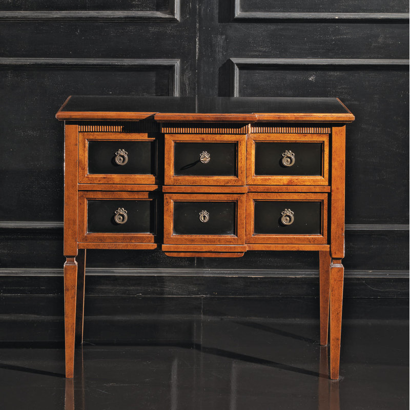 Handpainted 2 Drawer Accent Chest