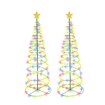 Christmas Tree Lighted Display