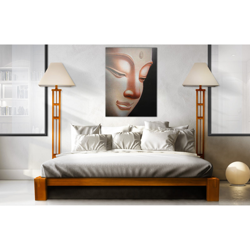 Mosko 62" Traditional Floor Lamp, Dark Walnut