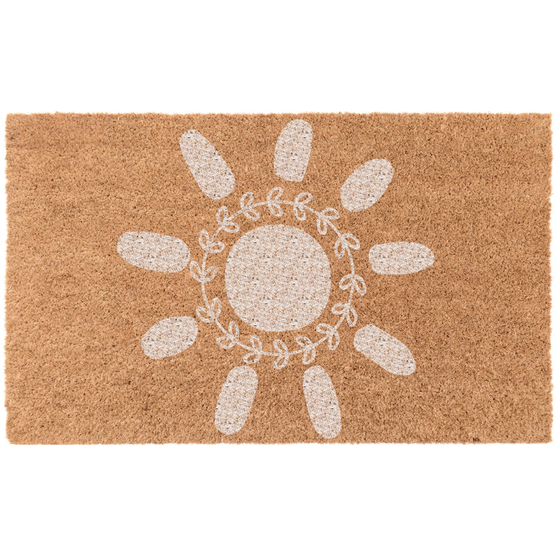 Non-Slip Outdoor Doormat, White