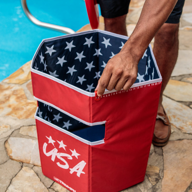 Jeu de cible Patriotic Disc Flyerz Backyard