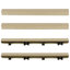Carreau de terrasse en bois de cèdre japonais 1 po x 12 po Quick Deck