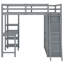 Lit mezzanine double avec garde-robe Hedieh-1262068901