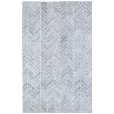 Aldin Hand-Tufted Chevron Rug