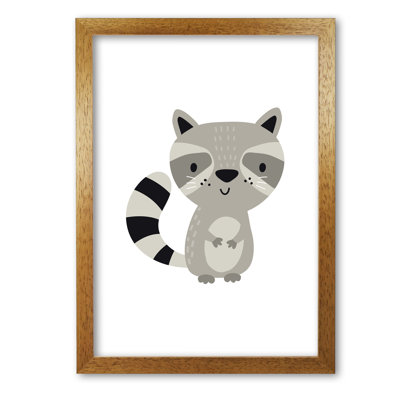 Children's Animals, Raccoon - Print