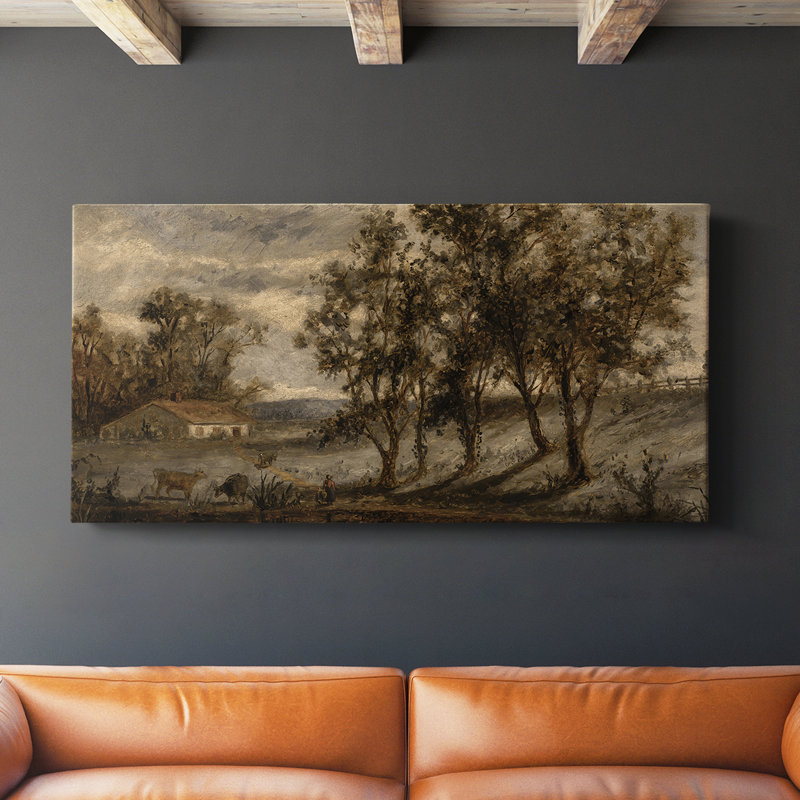 Série paysage - DCCVVII - Toile tendue avec châssis - Prêt à être accroché, H 16 po x l 32 po