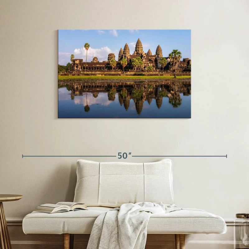Adella Angkor Wat Reflection, 26" H x 39" W