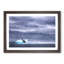 Blue Whale with Ocean Scene in Abstract - Picture Frame Painting Print-55679153-55679154