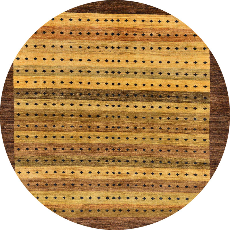 Tapis abstrait moderne 237, Rond 7 pi
