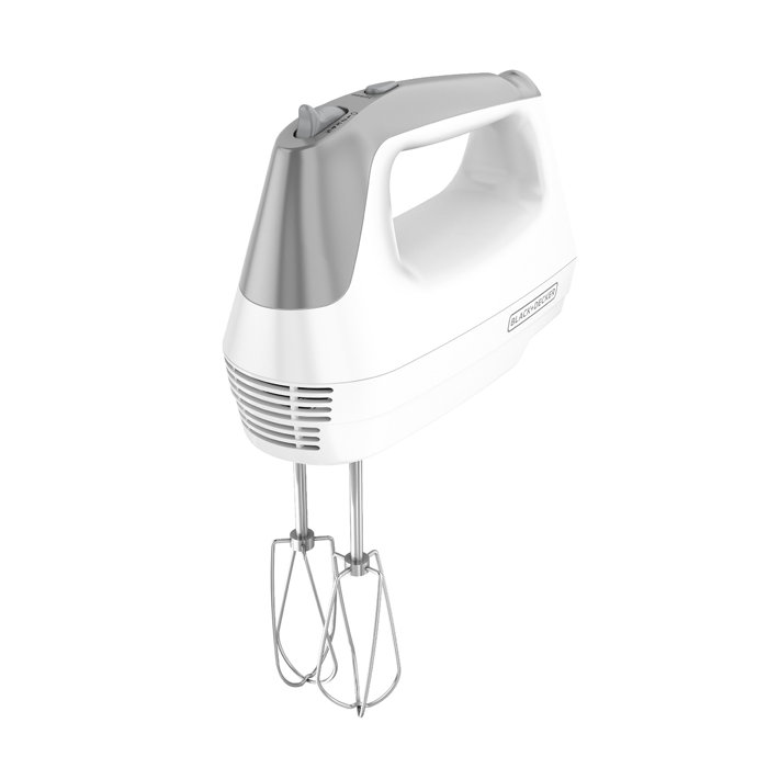 BLACK+DECKER Lightweight Hand Mixer, White