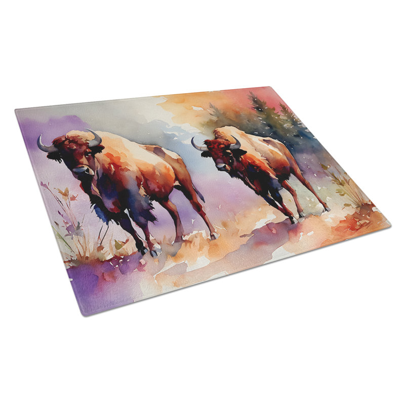 Buffalo Glass Cutting Board Large