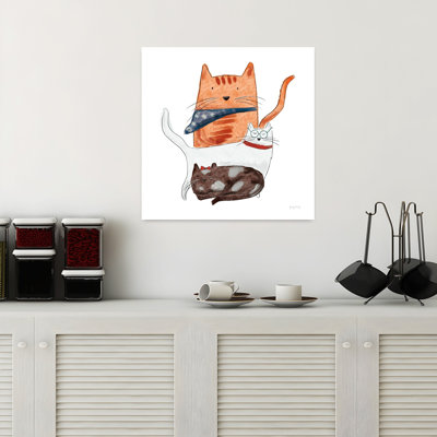 Art contemporain avec animaux de compagnie, chats et animaux Bandanas