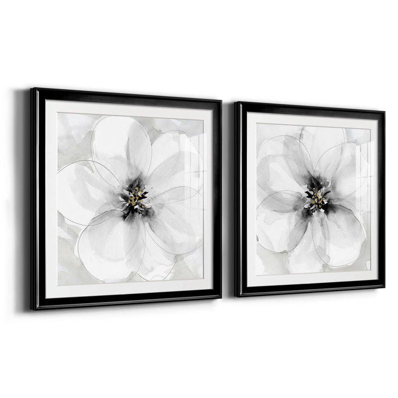 «Bold Beginnings I», reproduction de 2 pièces, H 34,5 po x l 69 po x P 1,5 po, Or