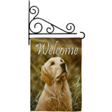 Double Sided 18.5'' H x 13'' W Polyester Animal Flag Set