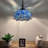 Tiffany Pendant Lights Fixture Plug In Stained Glass Dragonfly LED Bulbs Included 16"W*16"D*75"H-961737696