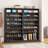 31.49" Width Black Shoe Cabinet-413104877