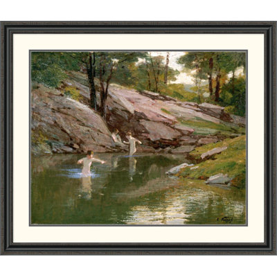 " The Swimming Hole " by Edward Henry Potthast Painting Print
