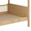 Lit superposé simple avec 3 tablettes de rangement, l'échelle peut être changée à gauche ou à droite-1759776664