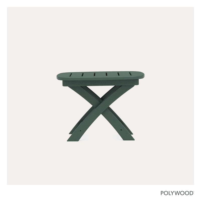 Table d'appoint POLYWOOD Nautical 21 po x 18 po, Vert