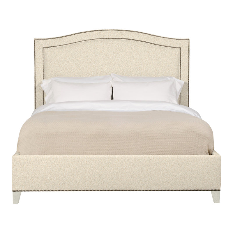 Caroline/Casey Queen Upholstered Low Profile Panel Bed, Navajo, Kimoni Natural, Yes